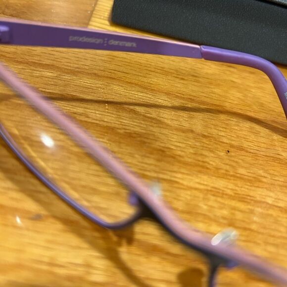 PRODESIGN DENMARK violet 1380 c.3531 EYEGLASSES FRAMES 55-16-130 B b32 - Picture 5 of 10